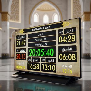 04 جهاز مواقيت الصلاة الركيزة للمساجد الأصلي