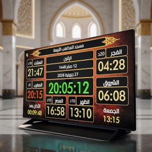 06 جهاز مواقيت الصلاة الركيزة للمساجد الأصلي