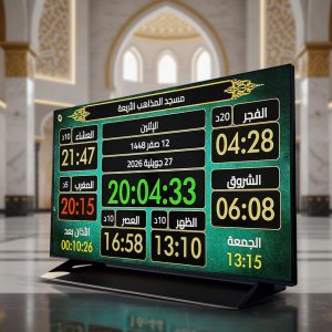 08 جهاز مواقيت الصلاة الركيزة للمساجد الأصلي