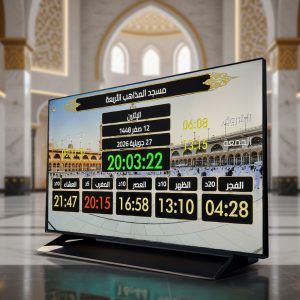 10 جهاز مواقيت الصلاة الركيزة للمساجد الأصلي