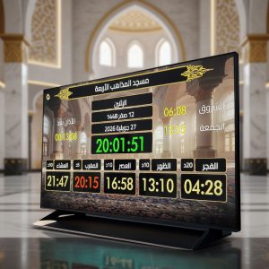17 جهاز مواقيت الصلاة الركيزة للمساجد الأصلي