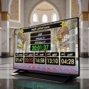 18 جهاز مواقيت الصلاة الركيزة للمساجد الأصلي