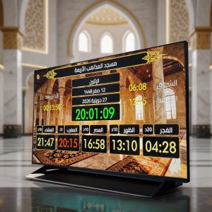20 جهاز مواقيت الصلاة الركيزة للمساجد الأصلي