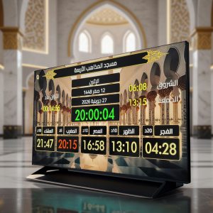 24 جهاز مواقيت الصلاة الركيزة للمساجد الأصلي