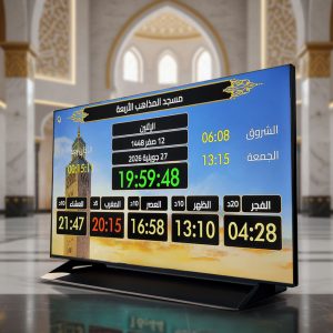 25 جهاز مواقيت الصلاة الركيزة للمساجد الأصلي
