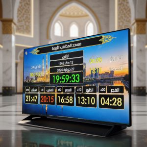 26 جهاز مواقيت الصلاة الركيزة للمساجد الأصلي
