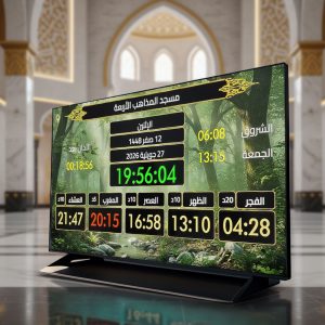 33 جهاز مواقيت الصلاة الركيزة للمساجد الأصلي