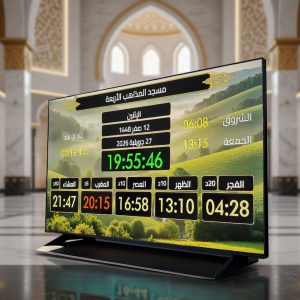 34 جهاز مواقيت الصلاة الركيزة للمساجد الأصلي