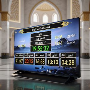 35 جهاز مواقيت الصلاة الركيزة للمساجد الأصلي