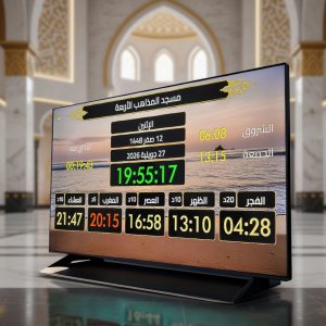 36 جهاز مواقيت الصلاة الركيزة للمساجد الأصلي