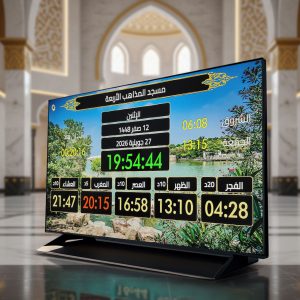 38 جهاز مواقيت الصلاة الركيزة للمساجد الأصلي