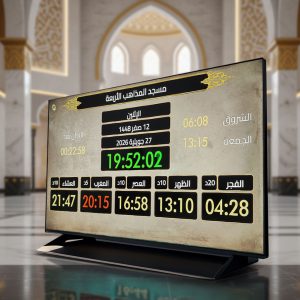 40 جهاز مواقيت الصلاة الركيزة للمساجد الأصلي