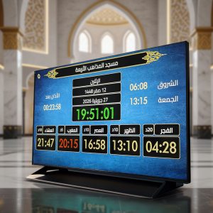 43 جهاز مواقيت الصلاة الركيزة للمساجد الأصلي