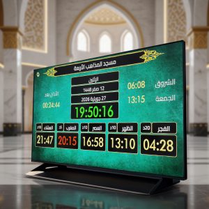 44 جهاز مواقيت الصلاة الركيزة للمساجد الأصلي
