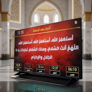 45 جهاز مواقيت الصلاة الركيزة للمساجد الأصلي