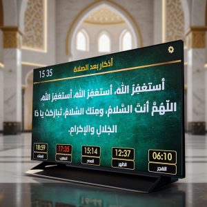46 جهاز مواقيت الصلاة الركيزة للمساجد الأصلي