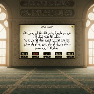 56 جهاز مواقيت الصلاة الركيزة للمساجد الأصلي