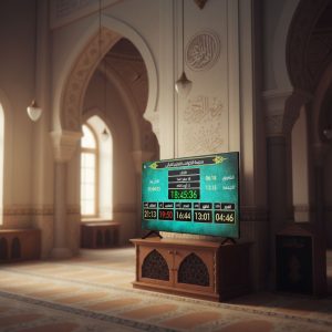 57 جهاز مواقيت الصلاة الركيزة للمساجد الأصلي