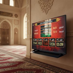 58 جهاز مواقيت الصلاة الركيزة للمساجد الأصلي